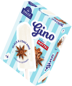 Glace à l'eau corse anis
