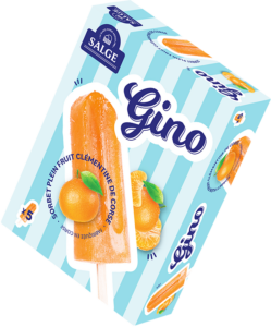 Glace à l'eau corse clémentine